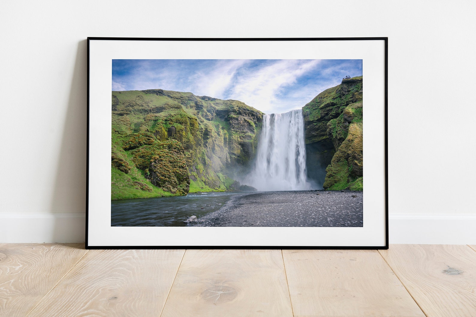 Skogafoss Icelandic Waterfall Print, Icelandic Gift, Scandinavian Art ...