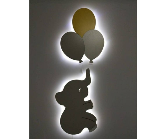 Elephant night light for nursery outlet