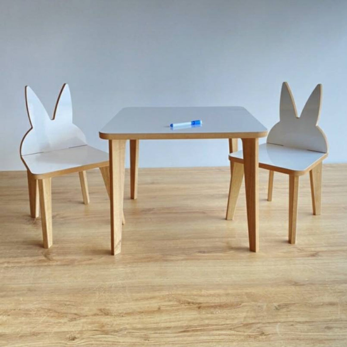 Kids Table and Chairs Wooden Kids Table Kids Furniture | Etsy
