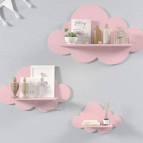 Acrylic Floating Shelf, Cloud Shaped Nursery Decor, Wall Mounted Shower  Shelf, Skin Care Organizer & Shelf, Cloud Friend Gift 