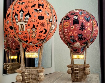 Halloween Decor | Halloween Lights | Holiday Decor | Hot Air Balloon Decoration | Hanging and Standing Air Balloon | Gift For Holiday