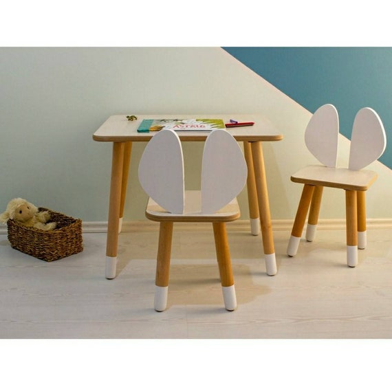 Chaise et table pour enfants, ensemble de chaises Montessori