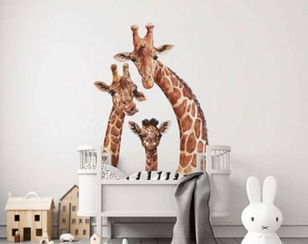 Süße Tiere Kinderzimmer Aufkleber | Tierzimmer Sticker | Kinderzimmer Wandtatz | Kinderzimmer Wandtatz | Kinderzimmer Wandsticker | Kinderzimmer Wandtatz