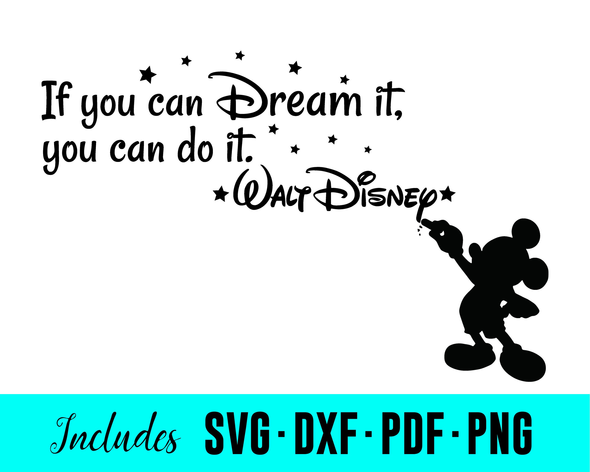 Dreams Come True Disney SVG