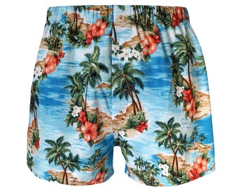 Tropical island boxers - exotic summer boxer shorts