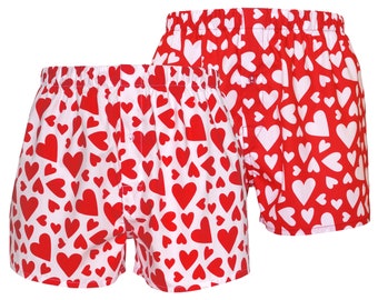 Lots of Love Heart Boxers - Caleçon Saint-Valentin