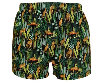 Jungle Leopard boxers - exotic wildlife boxer shorts