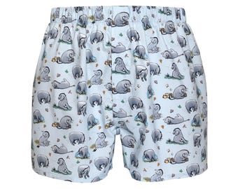 Eeyore boxers - fun boxer shorts - Winnie the Pooh gift