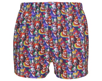 Boris the Clown and Friends boxer shorts  - fun clown boxers