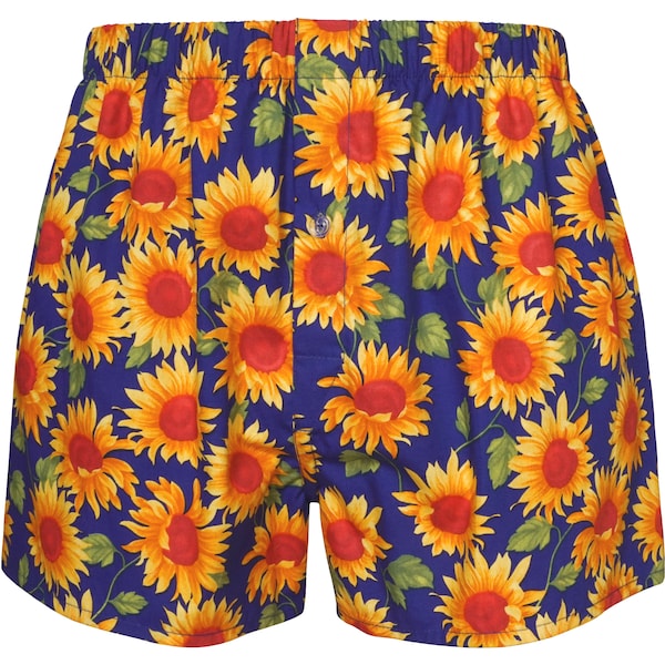 Sunflower boxers - floral boxer shorts