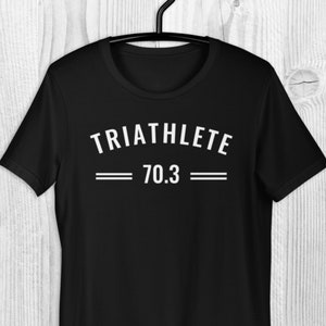 Triatleet 70.3 T-shirt | Triatlon | Geschiktheid | Trainingsshirt