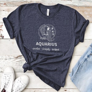 Aquarius T-Shirt | Zodiac | Horoscope | Astrology Shirt | Birthday T-Shirt