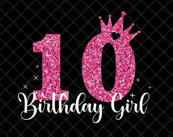 Download 10th Birthday Svg Etsy