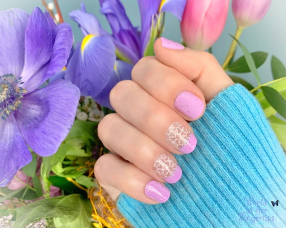 Gorgeous Geode Blues & Pinks | Color street nails, Nail color combos, Color  street