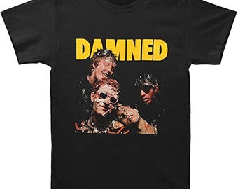 The Damned 'Damned Damned Damned' Punk Rock T-Shirt – Vintage 1977 Album Tee (Free Shipping USA)