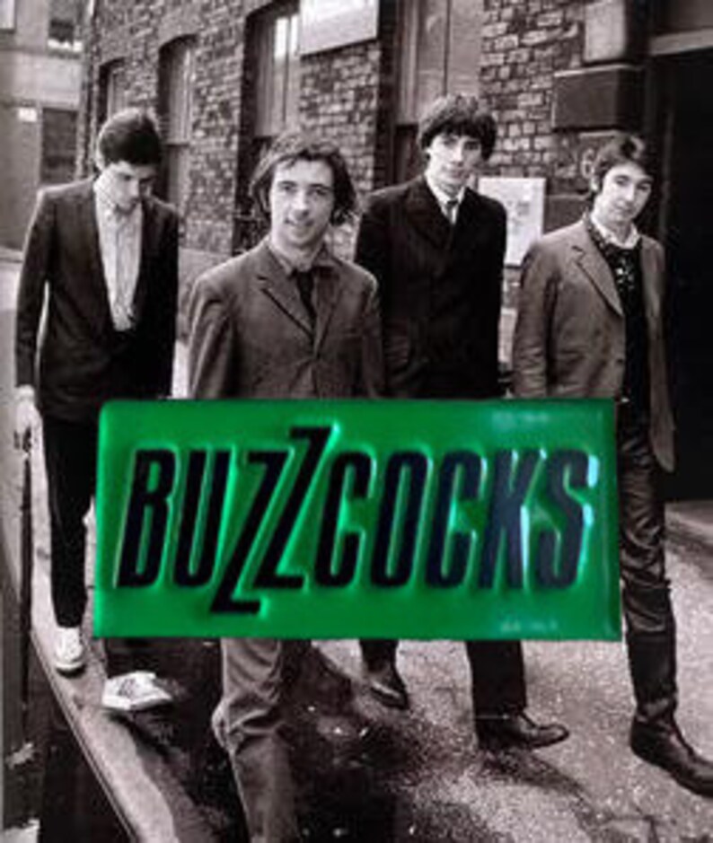 Buzzcocks Green Logo Enamel Pin – Classic Punk Band Badge - Free North ...