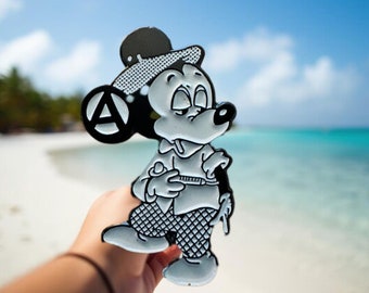 Punk Enamel Pins | Seditionaries Anarchy Mouse (Includes FREE Secure Padded Shipping)