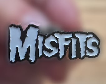 Punk Enamel Pins | Misfits Logo (Includes FREE Secure Padded Shipping)