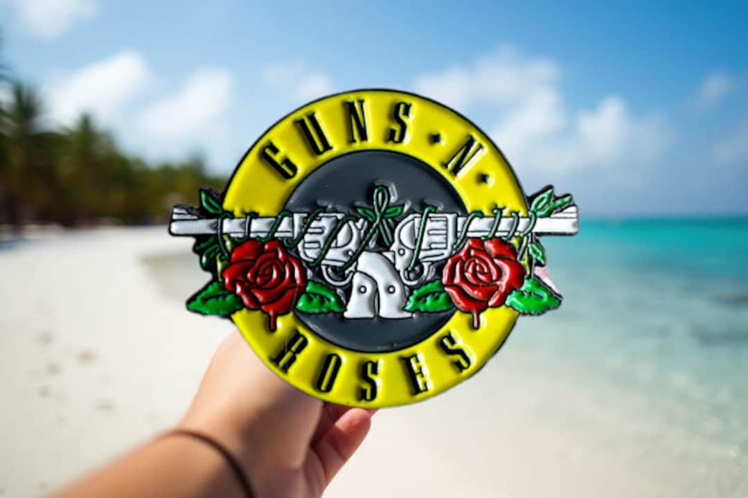 Punk Enamel Pins | Guns N Roses Logo (includes FREE Secure Padded ...