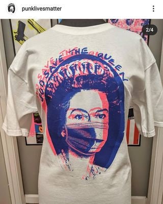Seditionaries God Save the Queen Punk Rock T-shirt – Covid Masked