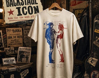 Seditionaries Sid Vicious Naked Cowboys T-Shirt – Vintage Punk Style