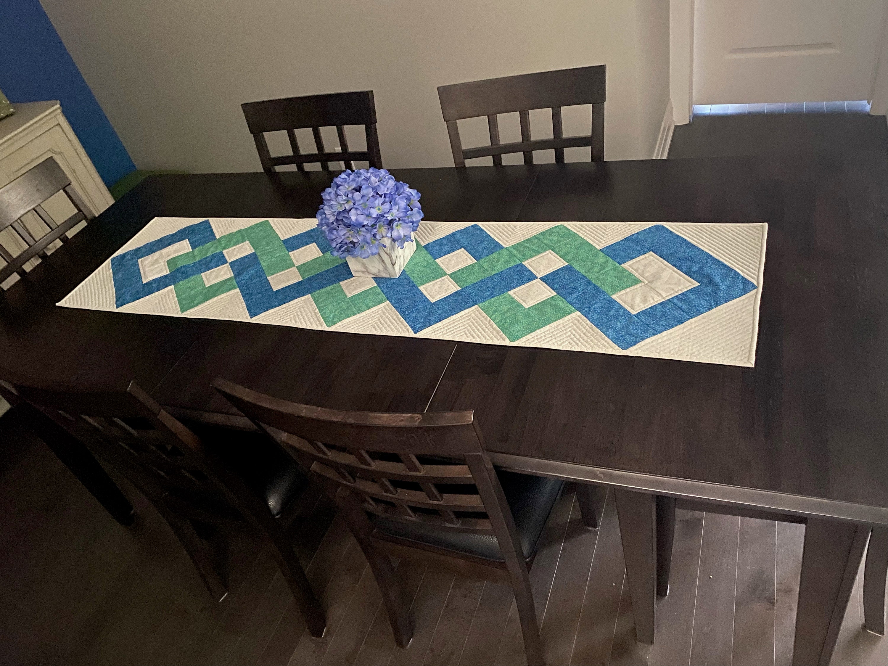 Connecting Squares Table Runner Etsy UK