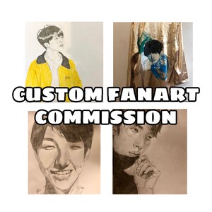 CUSTOM FANART, You choose what picture of the idol you want drawn by messaging me or by leaving a link in the description box ;D.