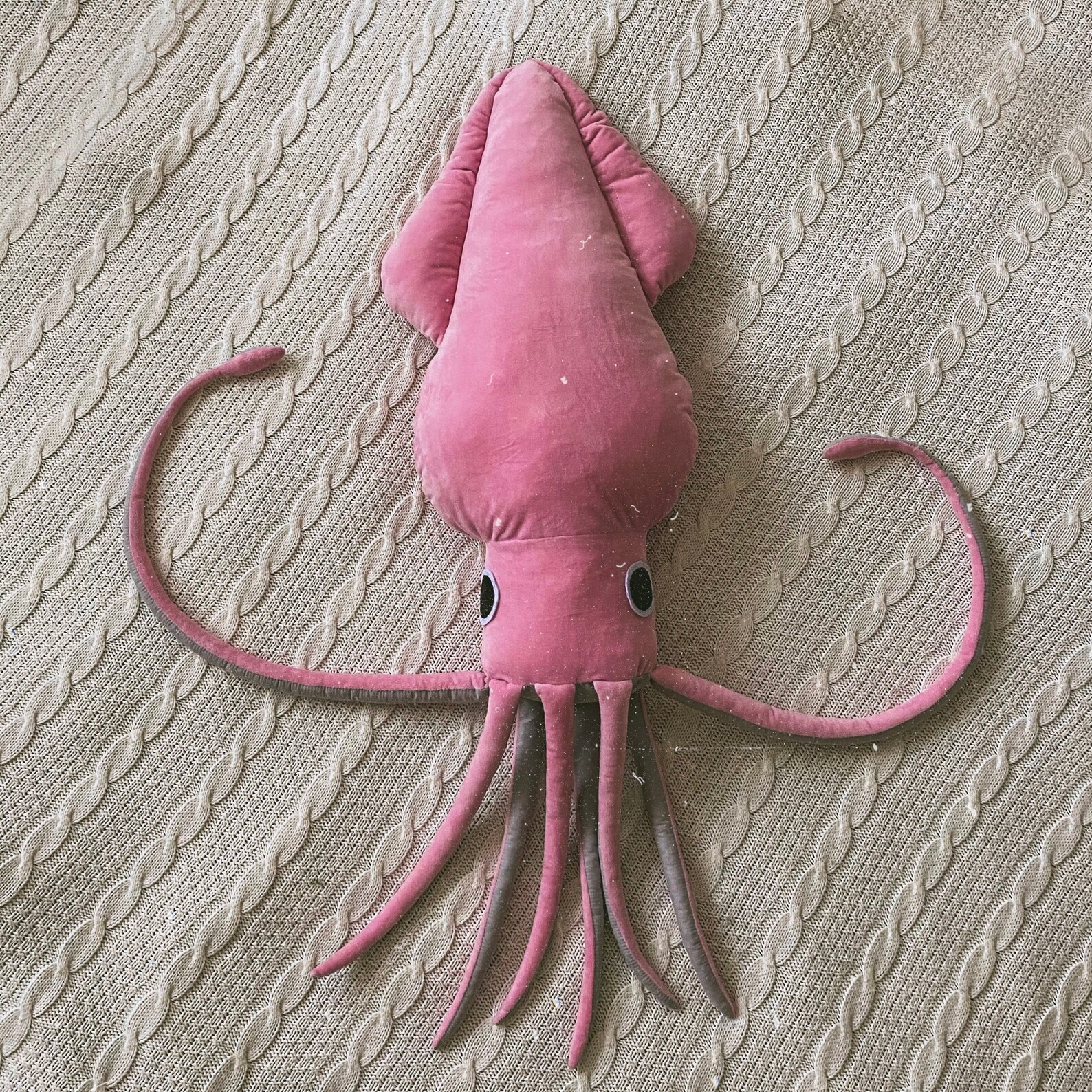 Jumbo Giant Squid Plush Toy Stuffed Marine Animal Large Body Etsy
