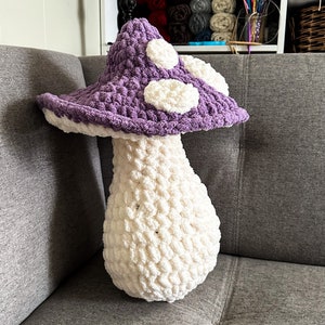 Giant Mushroom PRINTABLE Crochet Pattern
