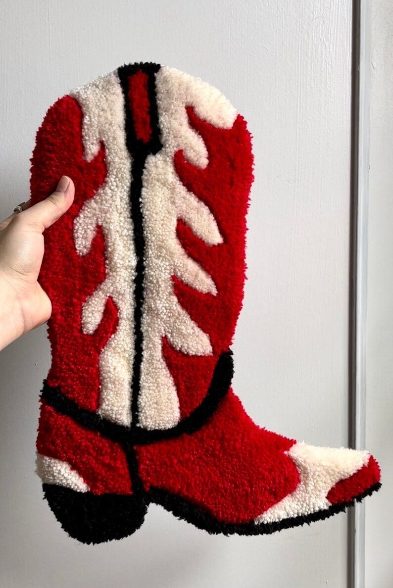 Cowboy Boot Rug Etsy