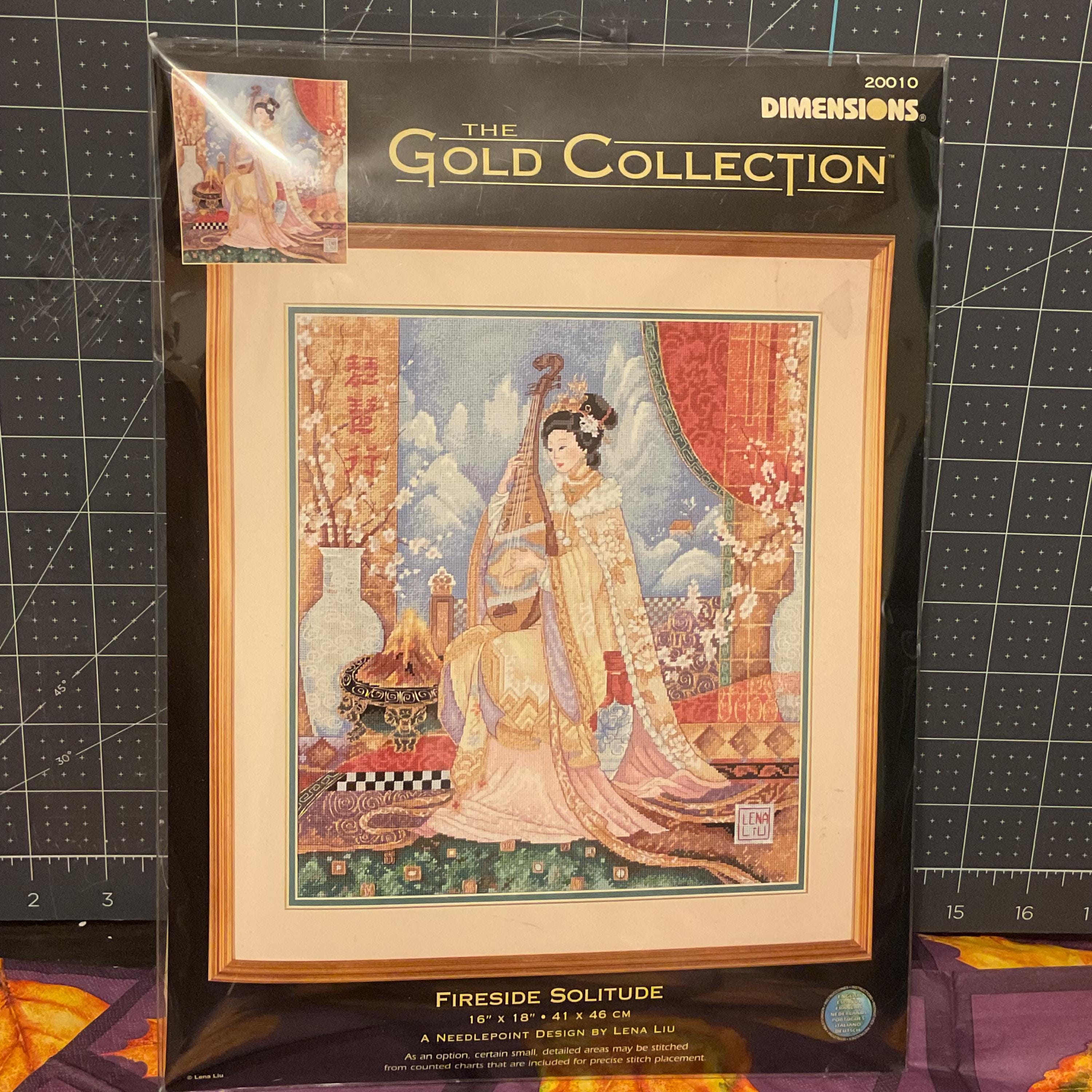 Dimensions Gold Collection “fireside Solitude” Needlepoint Kit