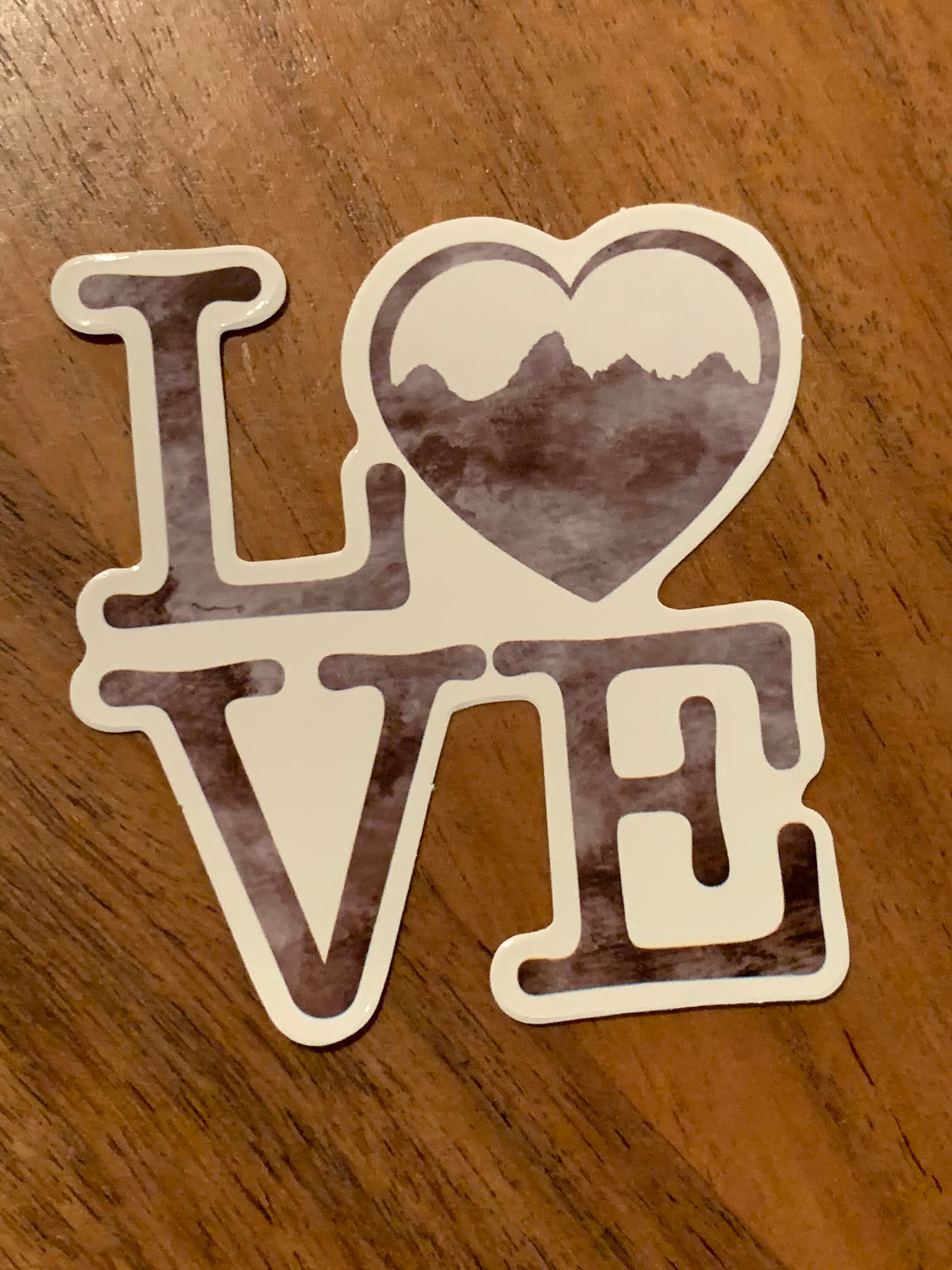 Love hiking sticker | Etsy