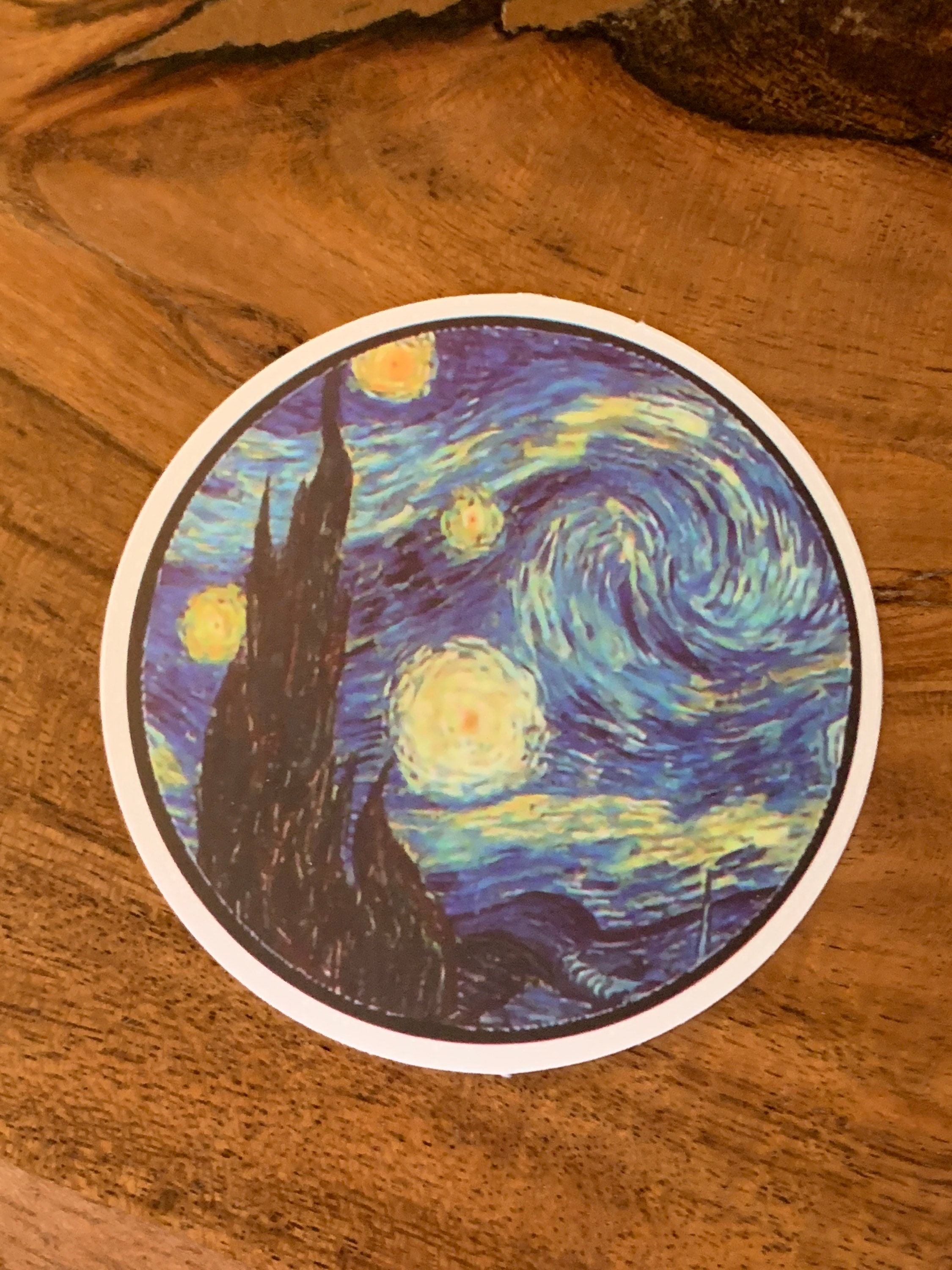 Starry Night Sticker Etsy
