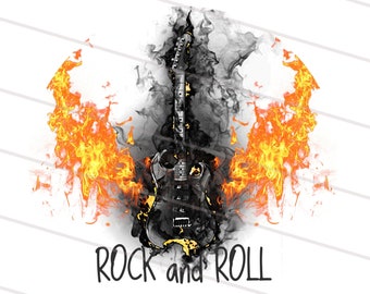 Music Sublimations png , Vintage Sublimations Designs Downloads, Clipart Shirt Design, rock and roll png