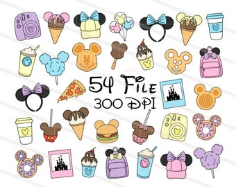 Magic World Clipart Collection - Carnival Clipart - Carnival Items - Commercial Use - Digital Download