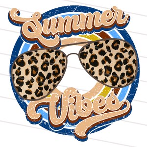 3X Summer Vibes Png,  Retro Summer Sublimation Designs, Vintage Summer Png, Summer Cheetah Sublimation, Leopard Summer Shirt PNG