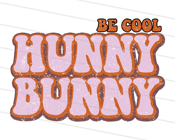 2 Design Retro Hunny Bunny PNG, Easter Sublimation Design Download, Groovy Easter png design, Vintage Easter png, Easter Day png