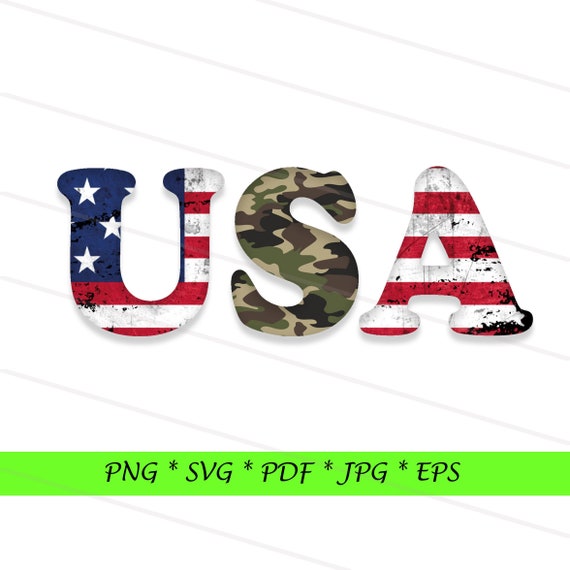 Half Camo USA PNG for Sublimation Printable, Camouflage USA Flag Cricut T-shirt Design, Patritotic Png, 4th Of July , Memorial Day Png