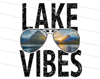 3X Lake Vibes png, Lake png, Retro Summer Sublimation File, Retro Lake Sublimation or Printable, Summer Shirt PNG, Lake Life png