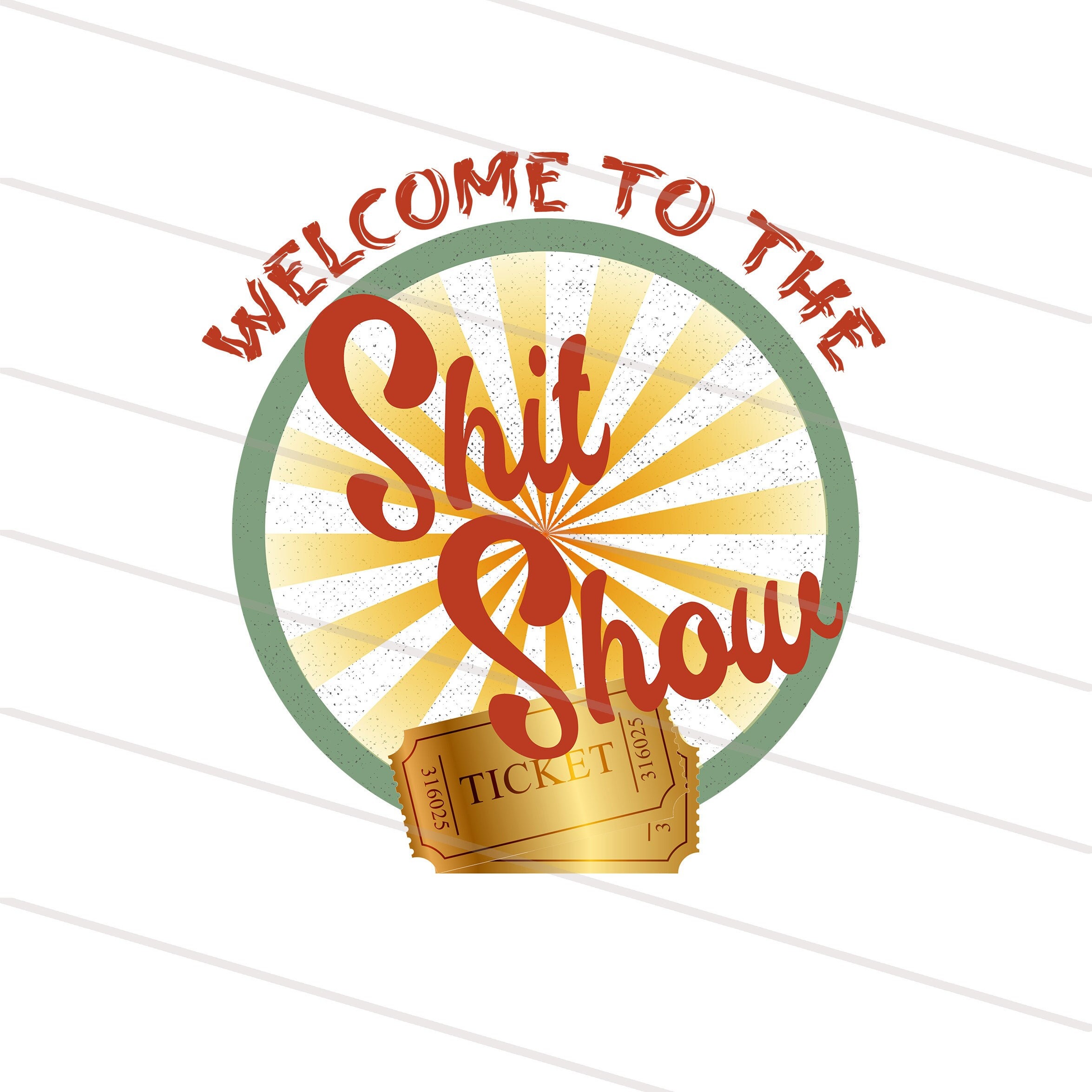 Retro Welcome to the Shit Show Png Funny Sublimation Design - Etsy