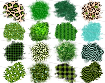16X St. Patrick's Day Patches PNG BUNDLE, Distressed St. Patrick Patch Sublimation Design Bundle, Saint Patrick Sleeve Design Png Pack