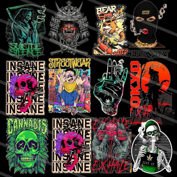 270+ Latest Streetwear Bundle |PNG| Tshirt Bundle | T-Shirt Print Design | Hip Hop T-Shirt | Pop Culture | T-Shirt Pod Design