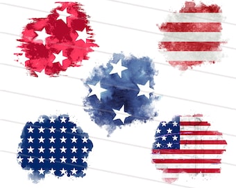 American Flag Patriotic Patches PNG, Distressed USA Flag Patches Sublimation Design, 4th of July Png, Sleeve Design Png, Sublimate Download