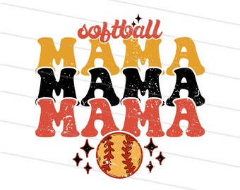 2 Design Softball Png, Softball Mama Png, Softball Mom Png, Softball Sublimation Design Transfer, Sports Png, Summer Png, Retro Softball Png