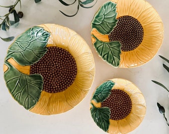 食器 Bordallo Pinheiro Sunflower Salad Plates il_340x270.5761348377_drft.jpg