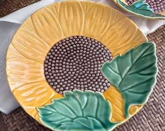 Bordallo Pinheiro Mojolica Sunflower Multiple Sizes Available