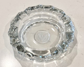 1887 Eagle Coin Fostoria Glass Ashtray