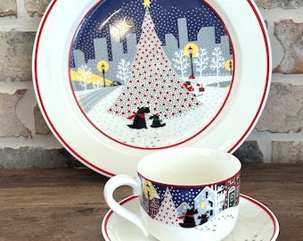 Vintage Noritake Twas the Night Before Christmas 8100 Dinner
