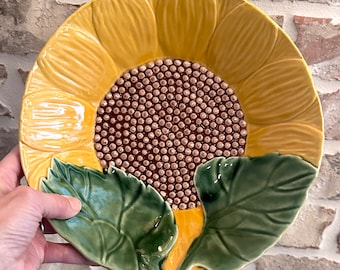 Bordallo Pinheiro Mojolica Sunflower Multiple Sizes Available