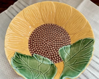 Bordallo Pinheiro Mojolica Sunflower Multiple Sizes Available